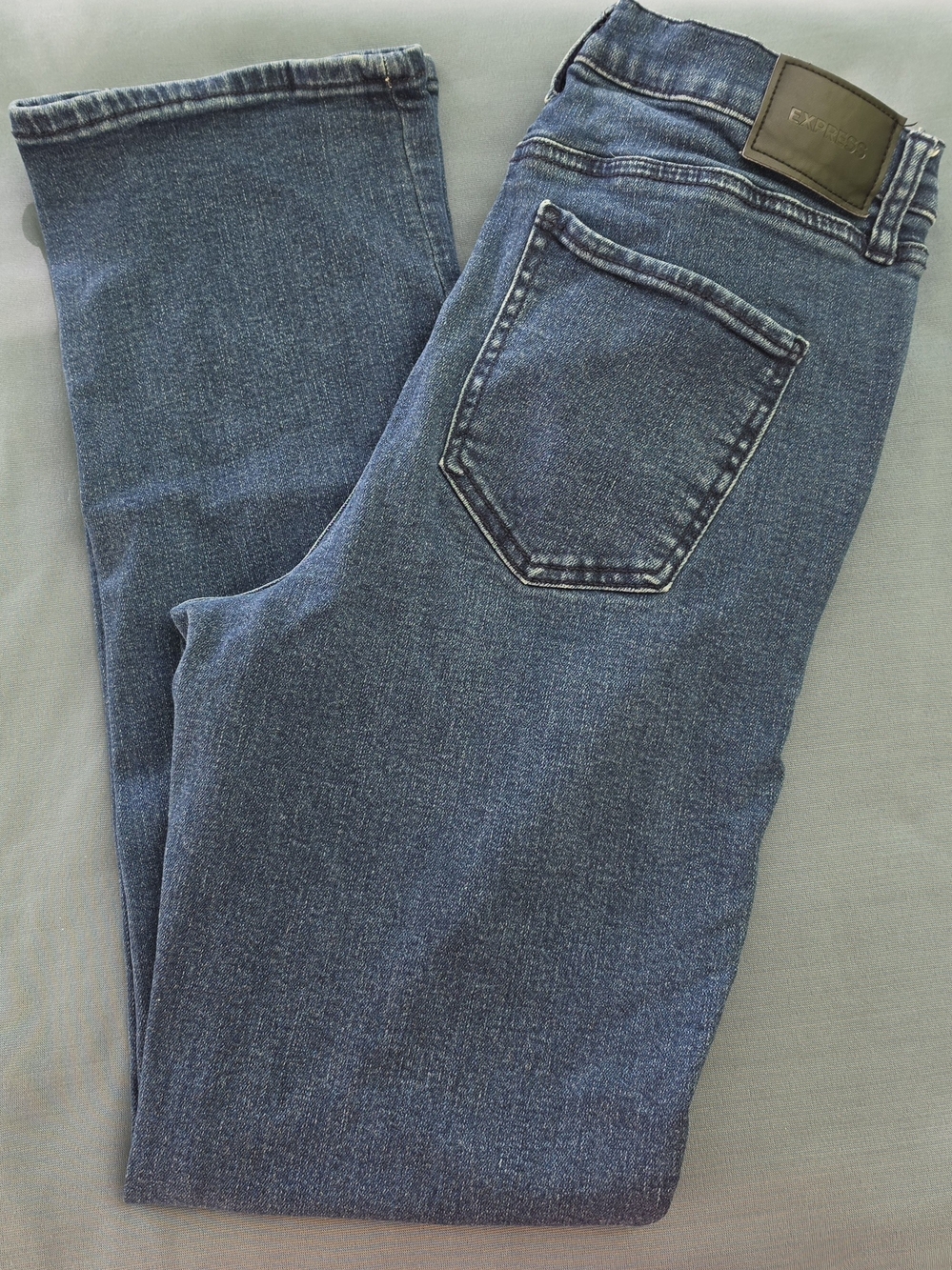 Express High-Rise Slim Women’s Jeans in Dark Blue